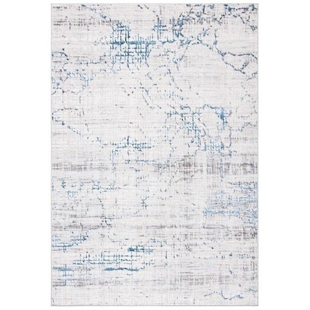 Safavieh 9 x 12 ft. Amelia Contemporary Rectangle Power Loomed Rug Gray & Blue ALA248G-9